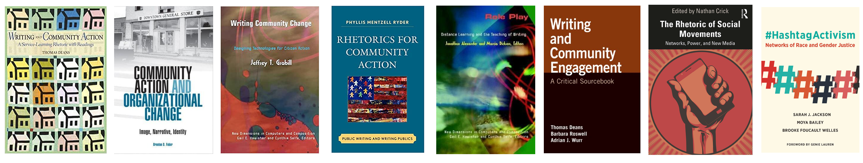 Covers of Books on Community Writing